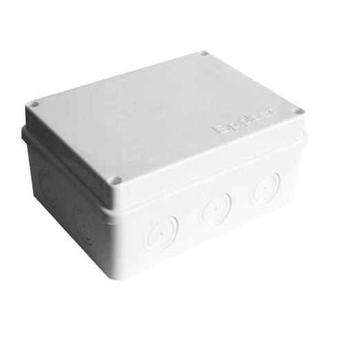 Коробка распределительная ОП 150х110х70мм IP54 10 выходов без гермовводов крышка на винтах бел. Epplast 215311 519863 - фото 16765853