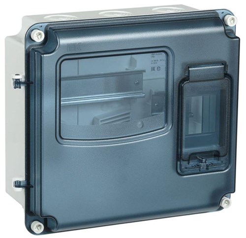 Корпус ЩУРн-П 1/3 Krepta 5 IP66 PC пластик. IEK MSP1-N-03-55 1248566 - фото 16765904
