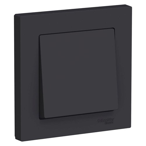 Выключатель 1-кл. СП AtlasDesign 10А IP20 (сх. 1) 10AX в сборе карбон SE ATN001012 1240527 - фото 16765989