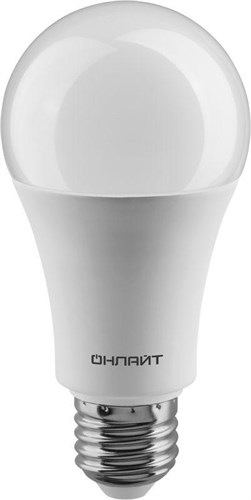 Лампа светодиодная 61 158 OLL-A60-20-230-4K-E27 20Вт грушевидная ОНЛАЙТ 61158 467140 - фото 16766153