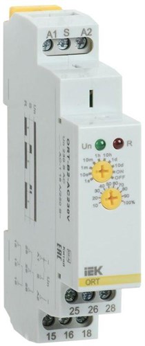 Реле задержки выключения ORT 2 контакта 230В AC IEK ORT-B2-AC230V 463847 - фото 16766174