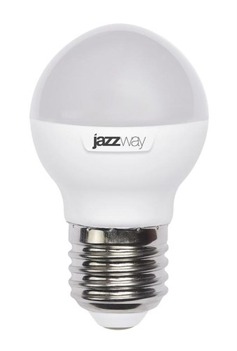 Лампа светодиодная PLED-SP 9Вт G45 шар 3000К тепл. бел. E27 820лм 230В JazzWay 2859631A 423599 - фото 16766305