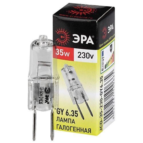 Лампа галогенная GY6.35-JCD-35W-230V 35Вт капсула GY6.35 230В Эра C0027373 416087 - фото 16766342