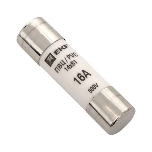 Вставка плавкая цилиндрическая ПВЦ 14х51 16А EKF pvc-14x51-16 407988 - фото 16766363