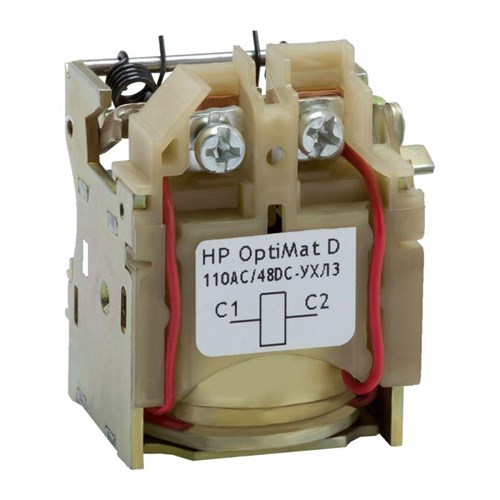 Расцепитель независимый OptiMat D100 D160 D250 D400 D630 110DC/230AC УХЛ3 КЭАЗ 143496 391262 - фото 16766475
