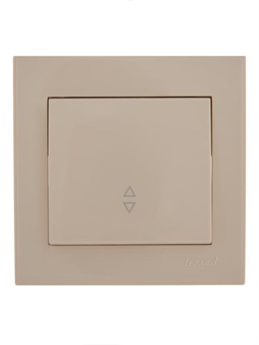Переключатель проходной 1-кл. СП Rain IP20 крем. LEZARD 703-0303-105 388696 - фото 16766491