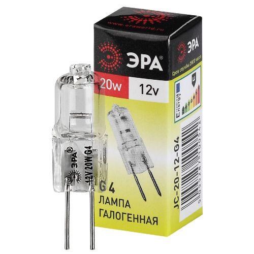 Лампа галогенная G4-JC-20W-12V ЭРА C0027369 287130 - фото 16766692