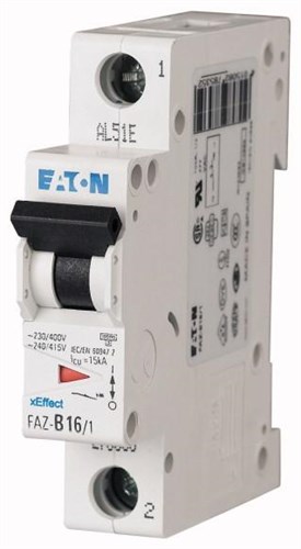 Выключатель автоматический модульный 1п B 6А 15кА FAZ EATON 278529 200366 - фото 16767174