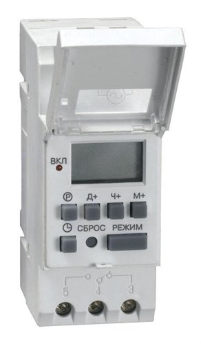 Таймер цифровой ТЭ15 16А 230В на DIN-рейку IEK MTA10-16 58318 - фото 16767490