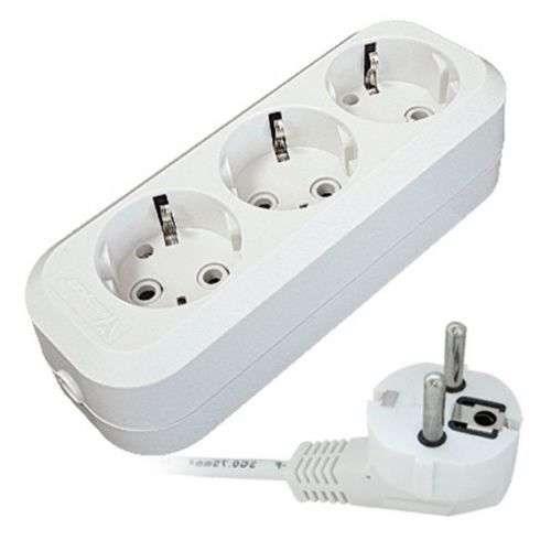 Удлинитель 3х7м с заземл. 10А IP20 Е-303 ПВС 3х1 АБС-пластик UNIVersal 9631979 55368 - фото 16767503