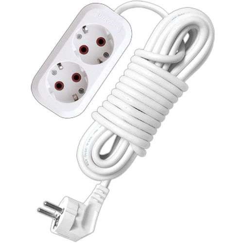 Удлинитель 2х5м с заземл. 10А IP20 У10-553 ПВС 3х0.75 UNIVersal 553-05 55360 - фото 16767504