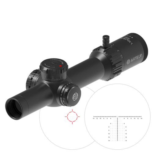 Оптический прицел для охоты Artelv CRS 1-10x28 FFP 34mm ASC11028F34b - фото 16768726