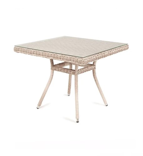 "Айриш" стол плетеный из искусственного ротанга, цвет бежевый YH-T4428G beige - фото 16769997