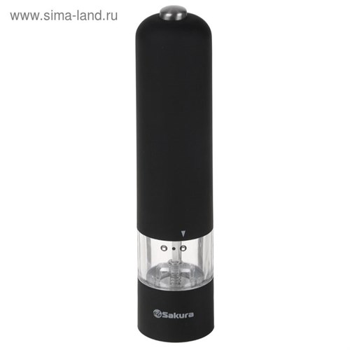 Мельница электрическая Sakura SA-6640BK, подсветка, чёрная 2461057 - фото 16777097
