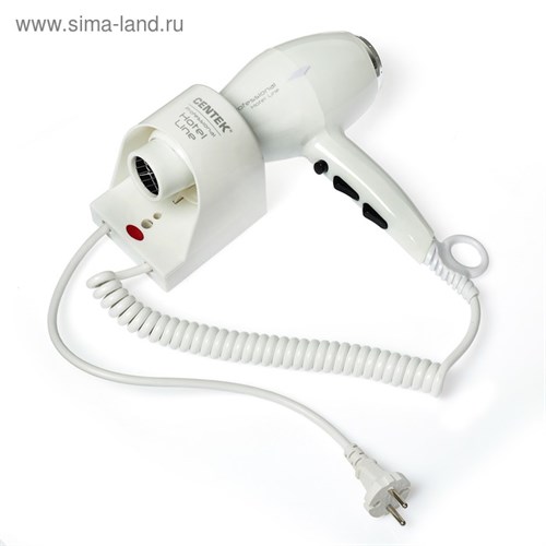 Фен Centek CT-2251, настенный, 2100 Вт, 3 скорости, 2 температурных режима, белый 3815834 - фото 16778593