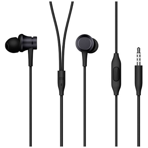 Наушники Xiaomi Mi In-Ear Basic ZBW4354TY, вакуумные, микрофон, 93 дБ, 3.5 мм,1.25 м, черные 3924092 - фото 16778661
