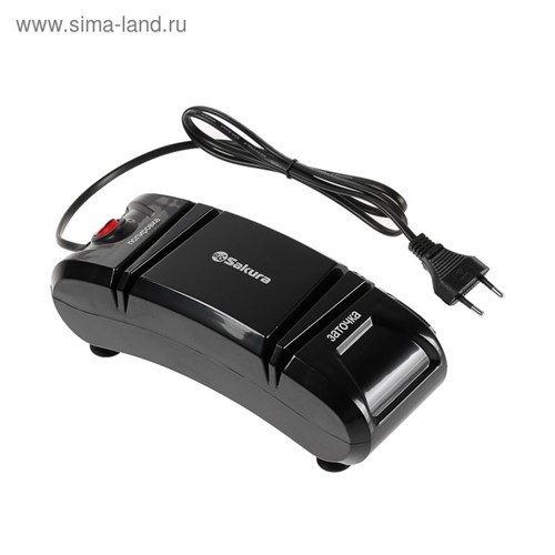 Точилка для ножей Sakura SA-6604BK, электрическая, 120 Вт, чёрная 3979557 - фото 16778788