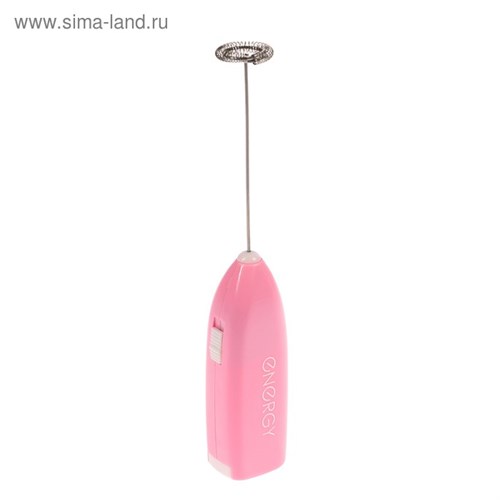 Капучинатор ENERGY EN-298, от батареек, розовый 4216873 - фото 16779114