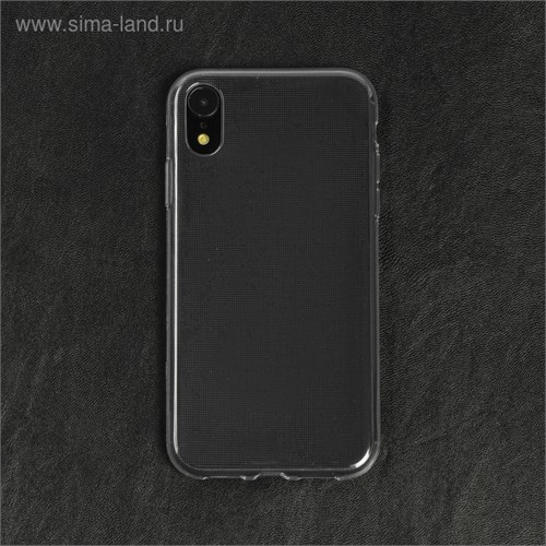 Чехол Luazon для iPhone XR, силиконовый, тонкий, прозрачный 4365635 - фото 16780512