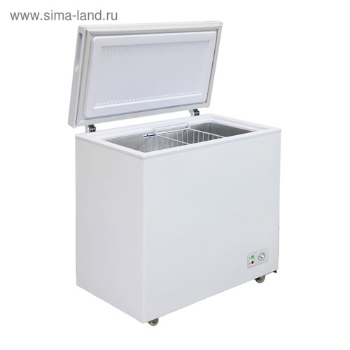 Морозильный ларь "Бирюса" 210КХ, 200 л, 1 корзина, глухая крышка, белый 4687020 - фото 16780651