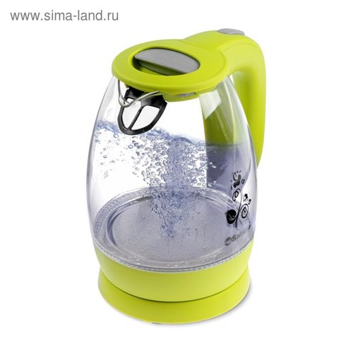 Чайник электрический Sakura SA-2715GR, стекло, 1.7 л, 2200 Вт, зеленый 5136408 - фото 16781818