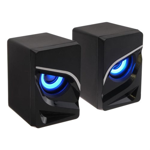 Компьютерные колонки 2.0 Qumo Rage AS005, 10 Вт, USB, чёрные 5296887 - фото 16782214
