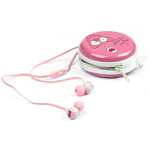 Наушники Harper KIDS HK-39, проводные, вакуумные, микрофон, 3.5 мм, 96 дБ, кейс, оранжевые 7830728 - фото 16786048