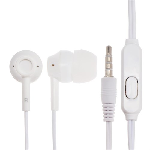 Наушники Blast BAH-217 Mobile, вакуумные, микрофон, 3.5 мм, 1.2 м, белые 9222942 - фото 16787082