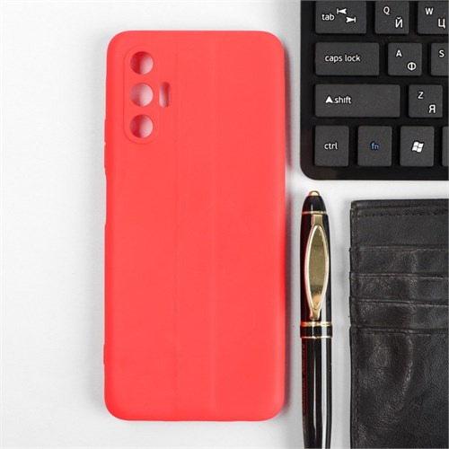 Чехол Red Line Ultimate, для телефона Tecno Pova 3, силиконовый, красный 9539725 - фото 16789197
