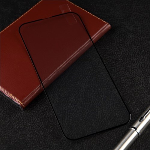 Защитное стекло mObility, для iPhone 14 Plus, полный клей, черное 9539890 - фото 16789350
