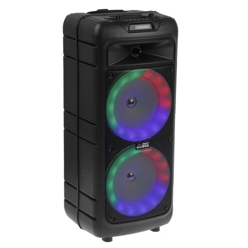 Портативная караоке система В52 Party Box, 40 Вт, FM, AUX, USB, BT, 4500 мАч, подсв., чёрная 9622145 - фото 16789958