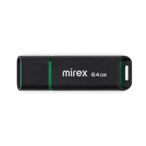 Флешка Mirex SPACER, 64 Гб ,USB2.0, чт до 25 Мб/с, зап до 15 Мб/с, чёрная 10204221 - фото 16792802