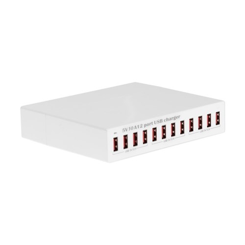 Зарядная станция WLX-X6, 12 USB, 150 W, белая 10070466 - фото 16794075