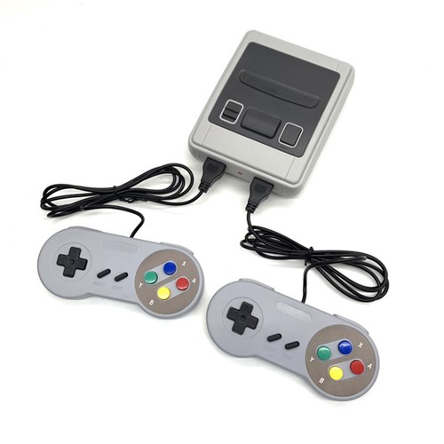 Игровая приставка 620 SFC, 620 игр, AV кабель, 2 проводных джойстика, серая 9940496 - фото 16796525