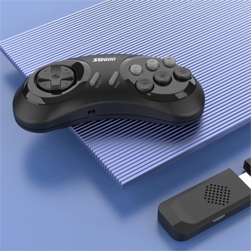 Игровая приставка SG800, 1600 игр, AV кабель, 2 беспроводных джойстика, чёрная 9940497 - фото 16796535