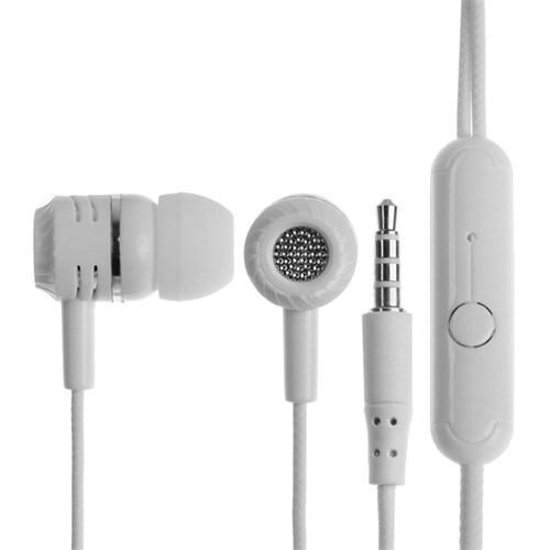 Наушники CB-52, проводные, вакуумные, микрофон, 1 м, Jack 3.5 мм, белые 9940598 - фото 16797160