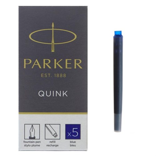 Набор картриджей для перьевой ручки Parker Z11, 5 штук, синие чернила 932173 - фото 16853174