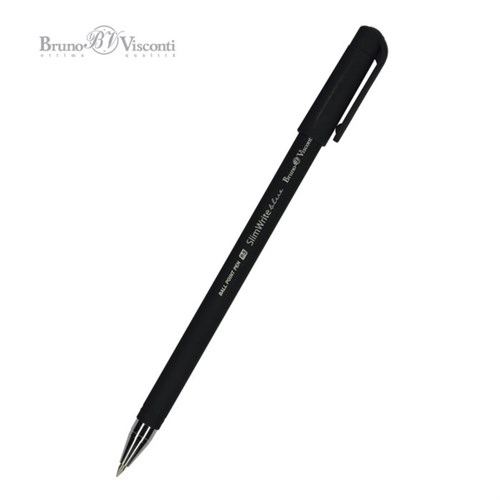 Ручка шариковая SlimWrite. BLACK, стержень синий, узел 0.5 мм 1113848 - фото 16855195