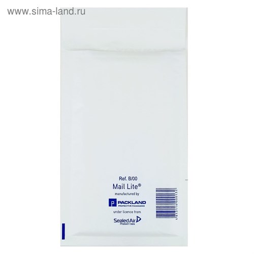 Крафт-конверт с воздушно-пузырьковой плёнкой Mail lite B/00, 12 х 21 см, white 4324270 - фото 16872138