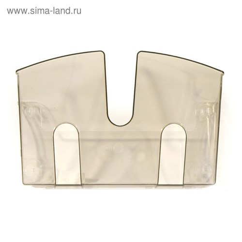 Лоток настенный 1-секция, дымчатый 4754096 - фото 16874781