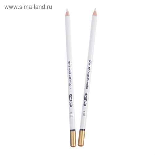 Набор 2 штуки ластик в карандаше Koh-I-Noor 6312, термопласт, для ретуши и точного стирания (2628899) 4860227 - фото 16877035