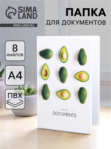 Папка для семейных документов «Docs», 8 файлов А4 5365340 - фото 16883965