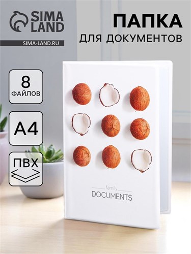 Папка для семейных документов «Docs», 8 файлов А4 5365341 - фото 16883971