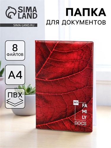 Папка для семейных документов «Docs», 8 файлов А4 5365318 - фото 16884859