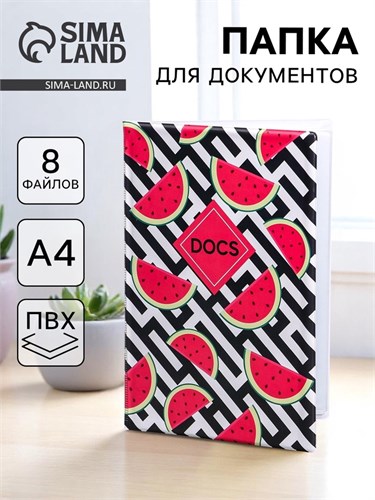 Папка для семейных документов «Docs», 8 файлов А4 5365343 - фото 16886148
