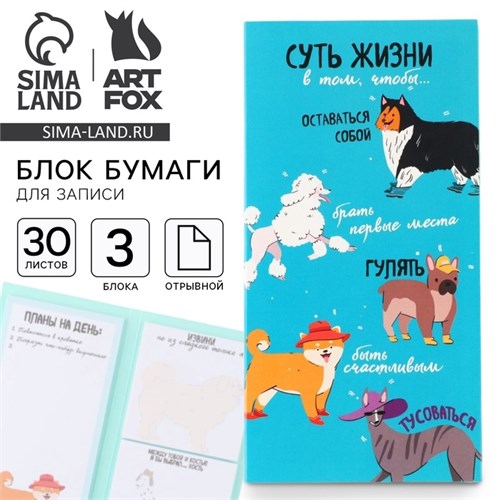 Блоки бумаги с отрывными листами «Суть жизни» 9212663 - фото 16898844