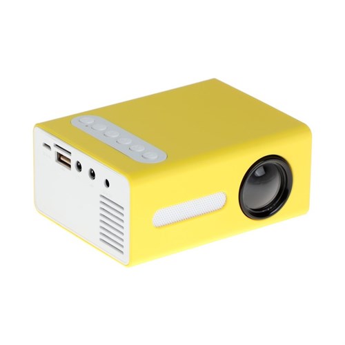 Проектор Unic T300, 800 лм,1920x1080, 800:1, ресурс лампы: 30000 часов, USB,HDMI, желтый 9748138 - фото 16906168