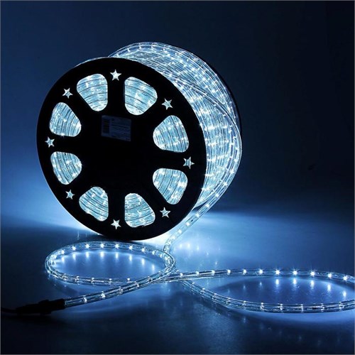 Световой шнур Luazon Lighting 13 мм, IP65, 100 м, 36 LED/м, 220 В, 3W, чейзинг, свечение белое 461031 - фото 16951785