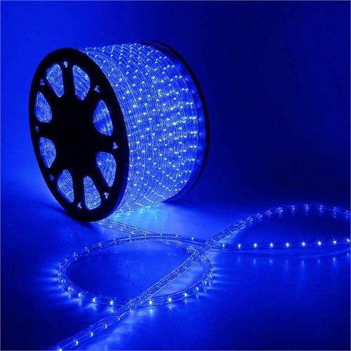 Световой шнур Luazon Lighting 13 мм, IP65, 100 м, 36 LED/м, 220 В, 3W, чейзинг, свечение синее 461032 - фото 16951789