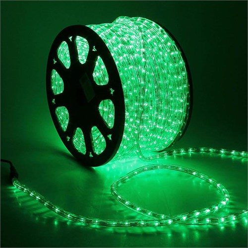 Световой шнур Luazon Lighting 13 мм, IP65, 100 м, 36 LED/м, 220 В, 3W, чейзинг, свечение зелёное 461035 - фото 16951801